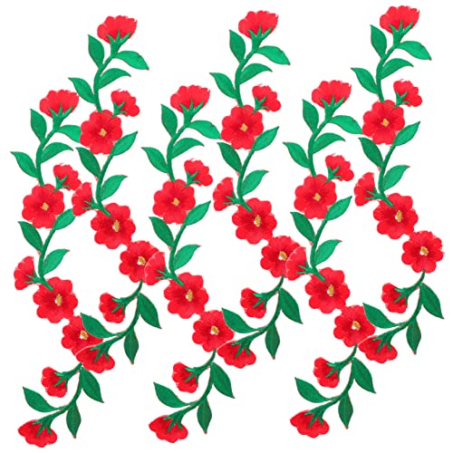 Angoily 6 Stück Floral Applikationen Bestickte Aufnäher für Kleidung Eisenaufnäher für Blumenmuster Patches zum Dekorieren von Jeans Shirts und Taschen Angoily 6 Stück Floral Applikationen Bestickte Aufnäher für Kleidung Eisenaufnäher für Blumenmuster Patches zum Dekorieren von Jeans Shirts und Taschen von Angoily