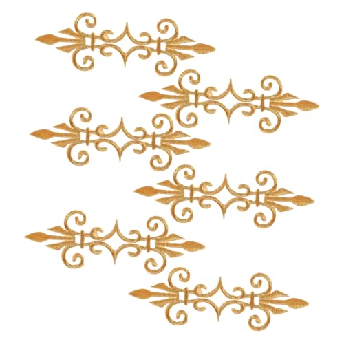 Angoily 6 Stück Geißblatt Stickerei Stoffflicken Country Aufnäher Zum Aufbügeln Goldbesatz Fransenblätter Applikationen Hochzeitskleid Dekoration Abnehmbare Lange Blätter Angoily 6 Stück Geißblatt Stickerei Stoffflicken Country Aufnäher Zum Aufbügeln Goldbesatz Fransenblätter Applikationen Hochzeitskleid Dekoration Abnehmbare Lange Blätter von Angoily