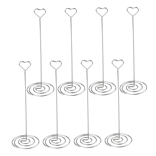 Angoily 6 Stück Herzform Metall Namenskartenhalter Memo Clip Fotoständer Tischkartenhalter für Hochzeit Party Dekoration Büro Memo Notizen Halter Angoily 6 Stück Herzform Metall Namenskartenhalter Memo Clip Fotoständer Tischkartenhalter für Hochzeit Party Dekoration Büro Memo Notizen Halter von Angoily