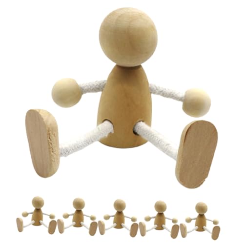 Angoily 6 Stück Holzfiguren ausmalen Anbindung Puppe für unvollendet holzspielzeug holzfiguren menschen Kinderspielzeug Holzstifte Desktop - Holzhandwerk Holzverzierung hölzern Angoily 6 Stück Holzfiguren ausmalen Anbindung Puppe für unvollendet holzspielzeug holzfiguren menschen Kinderspielzeug Holzstifte Desktop - Holzhandwerk Holzverzierung hölzern von Angoily