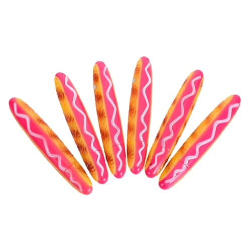 Angoily 6 Stück Hot Dog Kugelschreiber Kreative Lustige Schreibstifte für Schule und Büro Kawaii Originelle Food-design Stifte als Geschenk für Schüler und Erwachsene Angoily 6 Stück Hot Dog Kugelschreiber Kreative Lustige Schreibstifte für Schule und Büro Kawaii Originelle Food-design Stifte als Geschenk für Schüler und Erwachsene von Angoily