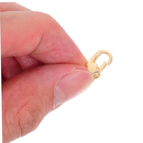 Angoily 6 Stück Karabinerverschlüsse Kupfer Blumenform Langlebige Lobster Clasp Clips mit Elegantem Design für DIY Halskette Armband Schmuckherstellung Goldfarbene Oberfläche Angoily 6 Stück Karabinerverschlüsse Kupfer Blumenform Langlebige Lobster Clasp Clips mit Elegantem Design für DIY Halskette Armband Schmuckherstellung Goldfarbene Oberfläche von Angoily