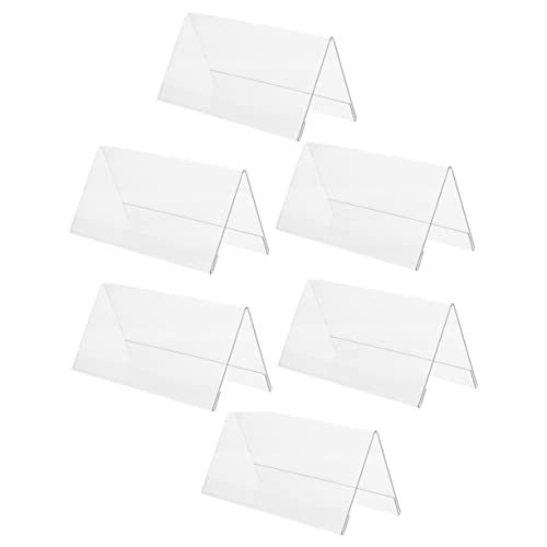 Angoily 6 Stück Konferenztischkarten Kabine Anzeige Etikett Produkt Tischnummer steht Büro acrylständer acrylschild Tischdekoration multifunktionale Sitzplatzschilder Einladungen aus Acryl Angoily 6 Stück Konferenztischkarten Kabine Anzeige Etikett Produkt Tischnummer steht Büro acrylständer acrylschild Tischdekoration multifunktionale Sitzplatzschilder Einladungen aus Acryl von Angoily