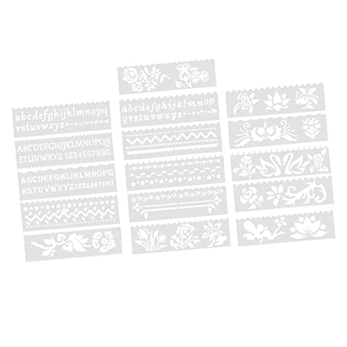 Angoily 6 Stück Kreative Malvorlagen Wiederverwendbare Schablonen für Diy Pflanzenmotive Tragbare Wandmalvorlagen für Möbel und Wanddekoration Angoily 6 Stück Kreative Malvorlagen Wiederverwendbare Schablonen für Diy Pflanzenmotive Tragbare Wandmalvorlagen für Möbel und Wanddekoration von Angoily