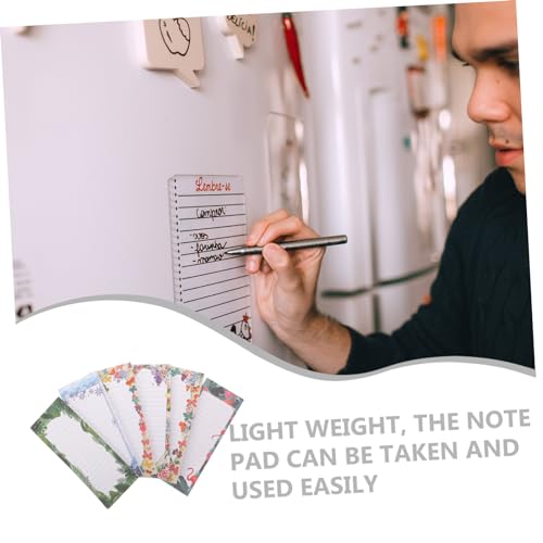 Angoily 6 Stück Magnetische Notizblöcke Teilig Kreative Lange Magnet Memo Pads mit Dekorativem Muster Kühlschrank und Metallflächen für Einkaufslisten Nachrichten und Organisation Angoily 6 Stück Magnetische Notizblöcke Teilig Kreative Lange Magnet Memo Pads mit Dekorativem Muster Kühlschrank und Metallflächen für Einkaufslisten Nachrichten und Organisation von Angoily