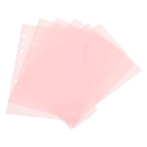Angoily 6 Stück Notizbuchteiler Einsätze Buchseite Notizbücher Mit Trennwänden Buchregisterkarten Ordnerteiler Mit Laschen Bindelaschen Notizbuch Binder Trennwände Für 3 Ringbücher Rosa Pp Angoily 6 Stück Notizbuchteiler Einsätze Buchseite Notizbücher Mit Trennwänden Buchregisterkarten Ordnerteiler Mit Laschen Bindelaschen Notizbuch Binder Trennwände Für 3 Ringbücher Rosa Pp von Angoily