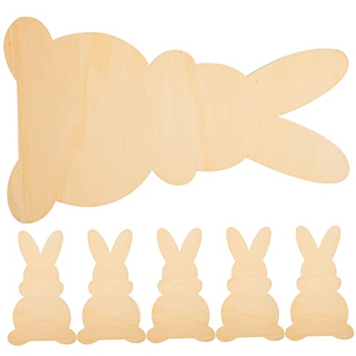 Angoily 6 Stück Osterhasen Holzscheiben Unfertige Holzplatten für DIY Bastelarbeiten Blanko Holzstücken zur Dekoration und Gestaltung von Ostern Einfach zu Bemalen Gestalten Angoily 6 Stück Osterhasen Holzscheiben Unfertige Holzplatten für DIY Bastelarbeiten Blanko Holzstücken zur Dekoration und Gestaltung von Ostern Einfach zu Bemalen Gestalten von Angoily
