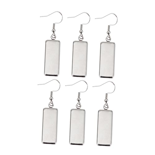 Angoily 6 Stück Palettenanhänger perlenohrringe DIY zubehör Material für Ohrschmuck selber machen Herstellung von Accessoires für Ohrschmuck DIY Ohrringe Charms Kit Rostfreier Stahl Silber Angoily 6 Stück Palettenanhänger perlenohrringe DIY zubehör Material für Ohrschmuck selber machen Herstellung von Accessoires für Ohrschmuck DIY Ohrringe Charms Kit Rostfreier Stahl Silber von Angoily