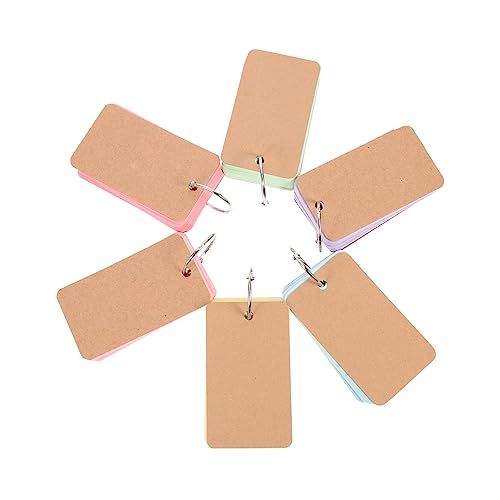 Angoily 6 Stück Praktische Notizblöcke für Terminplanung Farbige Memo Pads für Büro und Schule Hochwertiges Papier für Organisation und Notizen von Angoily