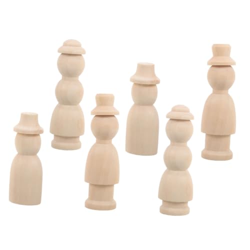 Angoily 6 Stück Puppenmann Holzpuppe Holzfiguren Miniaturpersonen Figuren Unfertige Peg -leute Kleine Menschenfiguren Dekorative Holzpflockfiguren Menschen Figuren Hölzern Beige Angoily 6 Stück Puppenmann Holzpuppe Holzfiguren Miniaturpersonen Figuren Unfertige Peg -leute Kleine Menschenfiguren Dekorative Holzpflockfiguren Menschen Figuren Hölzern Beige von Angoily