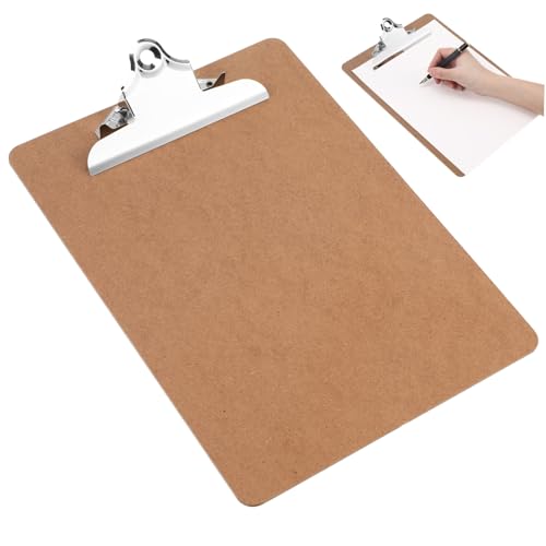 Angoily 6 Stück Schreibunterlagen Briefablage Klemmbretter Klemmbretter Für Klassenzimmer Ordner Büroklammern Klemmbrett Schwarzes Klemmbrett Tragbares Klemmbrett Folio von Angoily