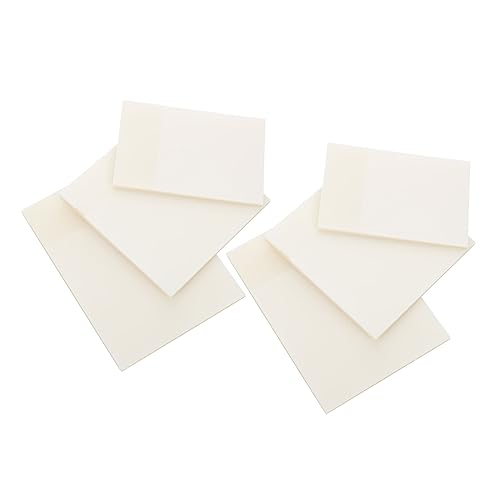 Angoily 6 Stück Selbstklebende Notizzettel für Büro Schule Zuhause Pet Material Wiederverwendbar und Leicht Abziehbar Angoily 6 Stück Selbstklebende Notizzettel für Büro Schule Zuhause Pet Material Wiederverwendbar und Leicht Abziehbar von Angoily