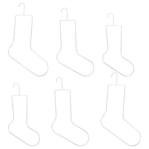 Angoily 6 Stück Sockenspanner 3 Größen Edelstahl Sockenbretter Größe Sockenblocker für Trocknen und Präsentieren von Handgestrickten und Gehäkelten Socken Angoily 6 Stück Sockenspanner 3 Größen Edelstahl Sockenbretter Größe Sockenblocker für Trocknen und Präsentieren von Handgestrickten und Gehäkelten Socken von Angoily