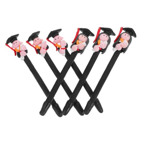 Angoily 6 Stück Soft Ceramic Pen Doktorandenstudent Serie Neuheit Schreibstift 2022 Abschlussklasse der Großparty Bunte Kugelschreiber Graduierungsstifte Polymer-Ton Black Zufällige Farbe Angoily 6 Stück Soft Ceramic Pen Doktorandenstudent Serie Neuheit Schreibstift 2022 Abschlussklasse der Großparty Bunte Kugelschreiber Graduierungsstifte Polymer-Ton Black Zufällige Farbe von Angoily