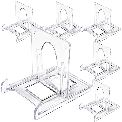 Angoily 6 Stück Spielkartenhalter Sammelkartenanzeige Regal Staffeleien zum Ausstellen ablagen buchattrappe Präsentationsständer für Ornamenthalter Ausstellungsständer Plastik Transparent Angoily 6 Stück Spielkartenhalter Sammelkartenanzeige Regal Staffeleien zum Ausstellen ablagen buchattrappe Präsentationsständer für Ornamenthalter Ausstellungsständer Plastik Transparent von Angoily
