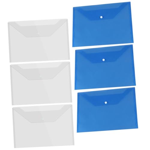 Angoily 6 Stück Teiliges Dicke Transparente Dokumentenmappe mit Druckknopf Widerstandsfähige Datei Aufbewahrungstaschen für Büro und Zuhause Sicherer Schutz vor Knicken und Verlust Angoily 6 Stück Teiliges Dicke Transparente Dokumentenmappe mit Druckknopf Widerstandsfähige Datei Aufbewahrungstaschen für Büro und Zuhause Sicherer Schutz vor Knicken und Verlust von Angoily