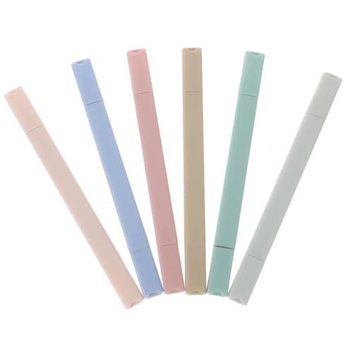 Angoily 6 Stück Teiliges Doppelkopf Textmarker Kleine Highlighter Marker Stifte für Schule Büro Studium Leuchtende Farben zum Markieren Wichtiger Notizen Angoily 6 Stück Teiliges Doppelkopf Textmarker Kleine Highlighter Marker Stifte für Schule Büro Studium Leuchtende Farben zum Markieren Wichtiger Notizen von Angoily