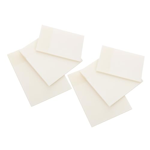 Angoily 6 Stück Teiliges Durchsichtige Haftnotizen aus Wasserdichte Selbstklebende Memo pads für Schule Büro Zuhause und Erinnerungen Angoily 6 Stück Teiliges Durchsichtige Haftnotizen aus Wasserdichte Selbstklebende Memo pads für Schule Büro Zuhause und Erinnerungen von Angoily