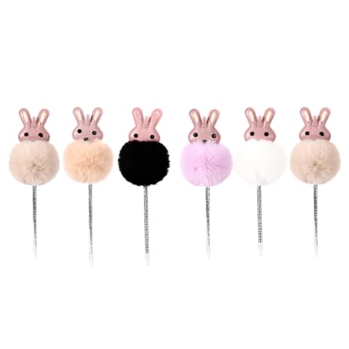 Angoily 6 Stück Teiliges Gel Pen mit Plüsch hasenmotiv Leichte Extra sanfte Schreibstifte für Schüler Bunte Farben Kreative und Sichere Kugelschreiber für Jungen und Mädchen Angoily 6 Stück Teiliges Gel Pen mit Plüsch hasenmotiv Leichte Extra sanfte Schreibstifte für Schüler Bunte Farben Kreative und Sichere Kugelschreiber für Jungen und Mädchen von Angoily