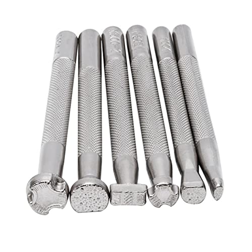 Angoily 6 Stück Teiliges Lederhandwerks Stanzwerkzeug Set für Diy Projekte Hochwertige Prägewerkzeuge für Lederbearbeitung Sattel und Taschenherstellung Angoily 6 Stück Teiliges Lederhandwerks Stanzwerkzeug Set für Diy Projekte Hochwertige Prägewerkzeuge für Lederbearbeitung Sattel und Taschenherstellung von Angoily
