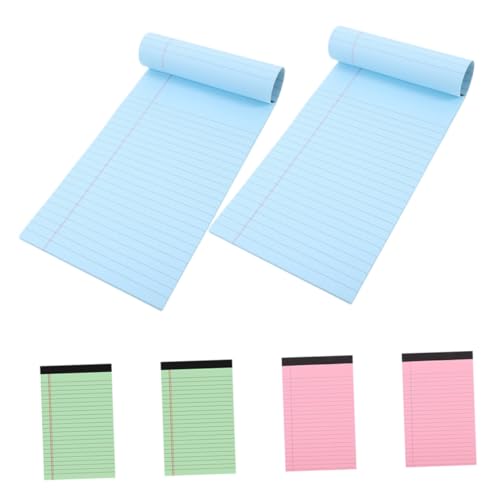 Angoily 6 Stück Teiliges Linierte Legal Writing Pads und Tragbar Leicht Abreißbar Farbiges Schreibblock für Notizen Büro Schule und Tägliche Memoverwaltung Angoily 6 Stück Teiliges Linierte Legal Writing Pads und Tragbar Leicht Abreißbar Farbiges Schreibblock für Notizen Büro Schule und Tägliche Memoverwaltung von Angoily
