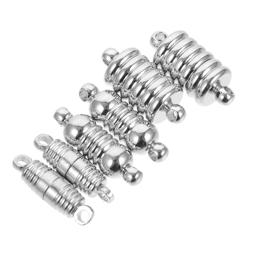 Angoily 6 Stück Teiliges Magnetverschlüsse für Armbänder für Schmuckherstellung und Projekte Langlebig und Glänzend Vielseitig Einsetzbar Angoily 6 Stück Teiliges Magnetverschlüsse für Armbänder für Schmuckherstellung und Projekte Langlebig und Glänzend Vielseitig Einsetzbar von Angoily