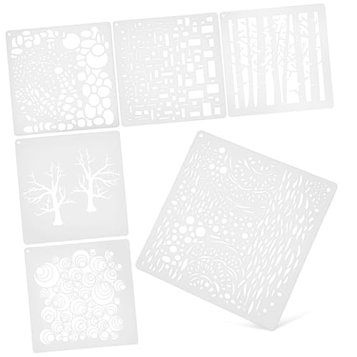 Angoily 6 Stück Teiliges Malschablonen Diy Malvorlagen für Erwachsene Wiederverwendbare Schablonen für Kreative Wand und Holzgestaltung Vielfältige Muster und Einfache Anwendung Angoily 6 Stück Teiliges Malschablonen Diy Malvorlagen für Erwachsene Wiederverwendbare Schablonen für Kreative Wand und Holzgestaltung Vielfältige Muster und Einfache Anwendung von Angoily