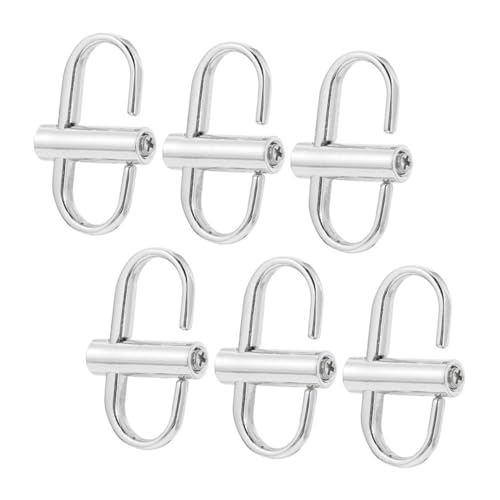 Angoily 6 Stück Teiliges Metall Kettenglied Verstellbare Taschenketten Schnallen Kettenlängen Verkürzer für Handtaschen Schulterriemen Anpassbar Leicht und Kompakt Zubehör Angoily 6 Stück Teiliges Metall Kettenglied Verstellbare Taschenketten Schnallen Kettenlängen Verkürzer für Handtaschen Schulterriemen Anpassbar Leicht und Kompakt Zubehör von Angoily