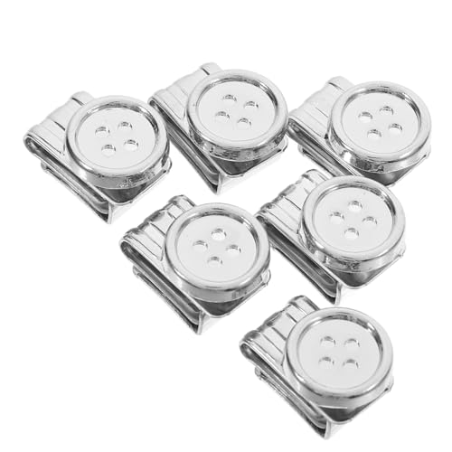 Angoily 6 Stück Teiliges Metall Knöpfe für Hosenträger Verstellbare Druckknöpfe für Herren Hosen Einfache Installation Robust und Vielseitig Einsetzbar Angoily 6 Stück Teiliges Metall Knöpfe für Hosenträger Verstellbare Druckknöpfe für Herren Hosen Einfache Installation Robust und Vielseitig Einsetzbar von Angoily