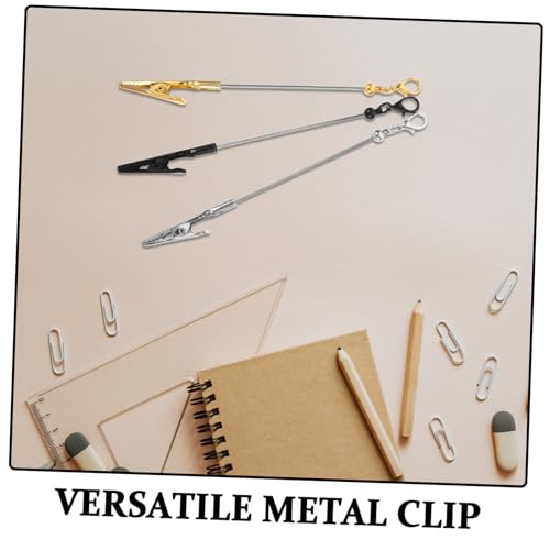 Angoily 6 Stück Teiliges Multifunktionale Metallklammern Gold Silber Schwarz Vielseitige Kartenhalter Schlüsselclip Notizhalter Business Card Holder für Büro Reise Party Organizer Angoily 6 Stück Teiliges Multifunktionale Metallklammern Gold Silber Schwarz Vielseitige Kartenhalter Schlüsselclip Notizhalter Business Card Holder für Büro Reise Party Organizer von Angoily
