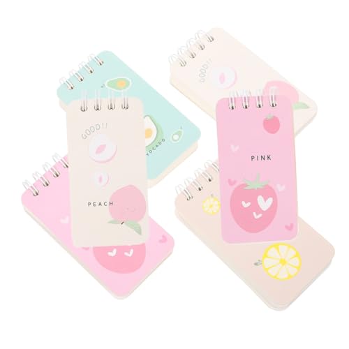 Angoily 6 Stück Teiliges Notizblock mit Spiralbindung Praktische Memo Pads mit Obst Motiv Kleine Notizblöcke zum Schnellen Schreiben und Erinnern für Schule und Büro Gemischt Angoily 6 Stück Teiliges Notizblock mit Spiralbindung Praktische Memo Pads mit Obst Motiv Kleine Notizblöcke zum Schnellen Schreiben und Erinnern für Schule und Büro Gemischt von Angoily