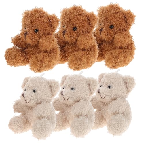 Angoily 6 Stück Teiliges Plüschbär Schlüsselanhänger Weiche Flauschige Kuscheltier Anhänger Langlebige Metall Schlüsselringe Taschen Rucksack Deko für Mädchen und Jungen Angoily 6 Stück Teiliges Plüschbär Schlüsselanhänger Weiche Flauschige Kuscheltier Anhänger Langlebige Metall Schlüsselringe Taschen Rucksack Deko für Mädchen und Jungen von Angoily