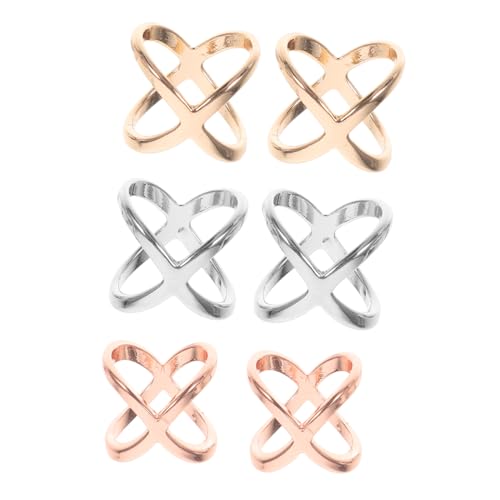 Angoily 6 Stück Teiliges Schalschnallen mit Glänzender Oberfläche für Vielseitige Schalringe Roségold für Outfit Kombinationen und Stilvolle von Angoily