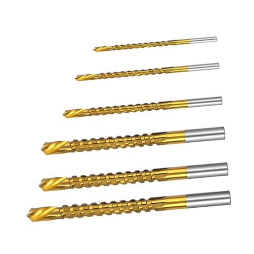 Angoily 6 Stück Teiliges Set Sägebohrer für Multifunktionale Spiralbohrer Geeignet für Metall und Präzise und Leistungsstark für Elektrowerkzeuge von Angoily