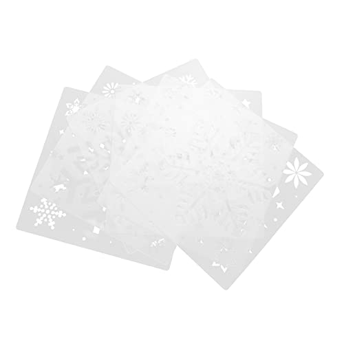 Angoily 6 Stück Teiliges Weihnachts Schneeflocken Schablonen für Diy Projekte Malbare Vorlagen für Scrapbooking Karten und Dekoration im Winter Thema Angoily 6 Stück Teiliges Weihnachts Schneeflocken Schablonen für Diy Projekte Malbare Vorlagen für Scrapbooking Karten und Dekoration im Winter Thema von Angoily