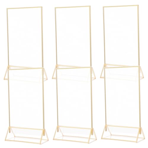 Angoily 6 Stück Tischnummernschild Aus Acryl Tisch Steht Für Schilder Hochzeitsschildhalter Bild Steht Für Tisch Bildhalter Schilderhalter Aus Acryl Displayständer Aus Acryl Golden Angoily 6 Stück Tischnummernschild Aus Acryl Tisch Steht Für Schilder Hochzeitsschildhalter Bild Steht Für Tisch Bildhalter Schilderhalter Aus Acryl Displayständer Aus Acryl Golden von Angoily