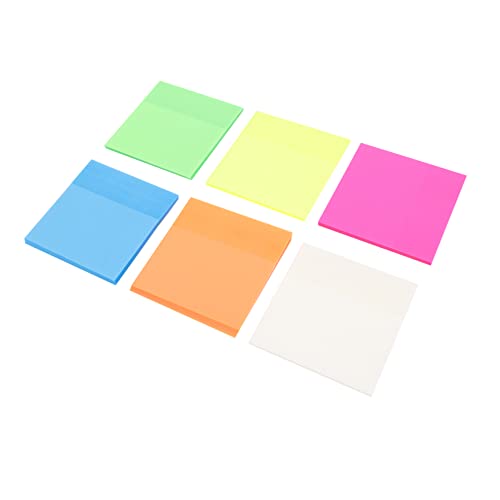 Angoily 6 Stück Transparent Selbstklebende Haftnotizen Wiederverwendbar für Notizen Erinnerungen und Studium Leuchtenden Farben Angoily 6 Stück Transparent Selbstklebende Haftnotizen Wiederverwendbar für Notizen Erinnerungen und Studium Leuchtenden Farben von Angoily