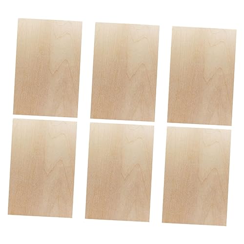 Angoily 6 Stück Unbearbeitete Rechteckige Holzscheiben Diy Holzplatten für Handwerk Malerei und Dekoration Angoily 6 Stück Unbearbeitete Rechteckige Holzscheiben Diy Holzplatten für Handwerk Malerei und Dekoration von Angoily