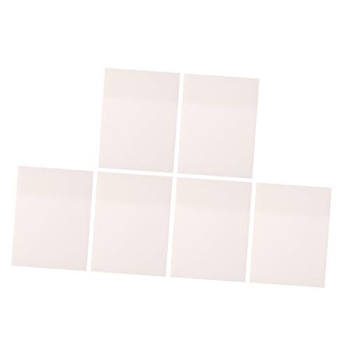 Angoily 6 Stück Wasserdichte Selbstklebende Klare Haftnotizen Kleine Memo Pads für Schule Büro Zuhause Multipurpose Notizzettel zum Schreiben und Erinnern Angoily 6 Stück Wasserdichte Selbstklebende Klare Haftnotizen Kleine Memo Pads für Schule Büro Zuhause Multipurpose Notizzettel zum Schreiben und Erinnern von Angoily