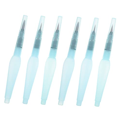 Angoily 6 Stück Wasserfarbe wasserstifte für studentische Pinsel künstlerische Tintenstifte praktische Pinsel Aquarellstifte Kunstmalereien Aquarellmalstift pp Blue Angoily 6 Stück Wasserfarbe wasserstifte für studentische Pinsel künstlerische Tintenstifte praktische Pinsel Aquarellstifte Kunstmalereien Aquarellmalstift pp Blue von Angoily
