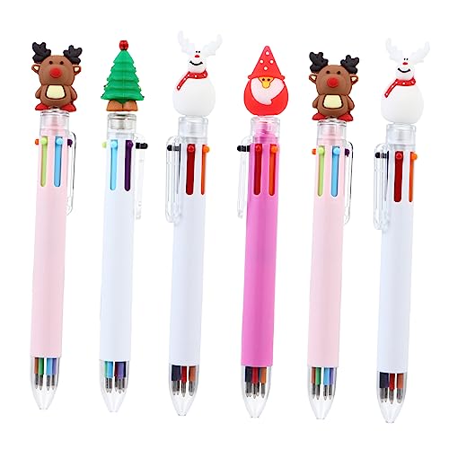 Angoily 6 Stück Weihnachtsgelstift Gelschreiber im Weihnachtsdesign Cartoon-Tintenstift Weihnachten Gel -Stift Gelstift aus Kunststoff Kugelschreiber aus Kunststoff Plastik Angoily 6 Stück Weihnachtsgelstift Gelschreiber im Weihnachtsdesign Cartoon-Tintenstift Weihnachten Gel -Stift Gelstift aus Kunststoff Kugelschreiber aus Kunststoff Plastik von Angoily