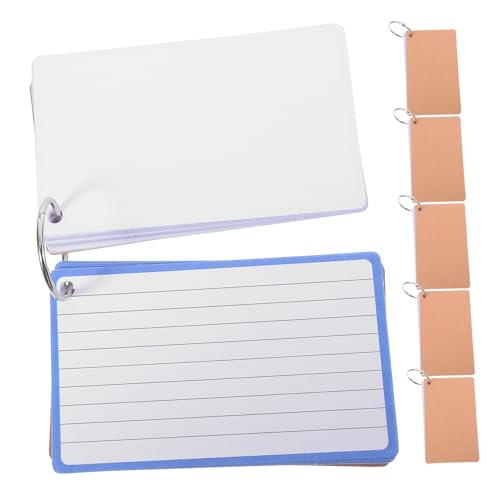 Angoily 6 Stück Word Card Notiz Book Karteikarten zum Lernen leere Spielkarten Notizkarten mit Ringen Lernkarten leer Karteikarten mit Ring College -Vorräte leere Karteikarten Papier Blau Angoily 6 Stück Word Card Notiz Book Karteikarten zum Lernen leere Spielkarten Notizkarten mit Ringen Lernkarten leer Karteikarten mit Ring College -Vorräte leere Karteikarten Papier Blau von Angoily