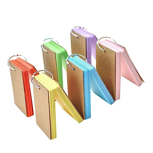 Angoily 6 Stück Wort Karte einfache Karten DIY-Lernkarten einfache Lernkarten einfache Notizblöcke Angoily 6 Stück Wort Karte einfache Karten DIY-Lernkarten einfache Lernkarten einfache Notizblöcke von Angoily