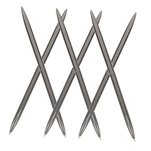 Angoily 6 Stücke Kugelschreiber Groß Metall Stifte Kugelschreiber Dunkelgrau Metall Angoily 6 Stücke Kugelschreiber Groß Metall Stifte Kugelschreiber Dunkelgrau Metall von Angoily