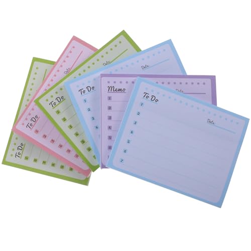 Angoily 6 Süße Schulmaterialien Cartoon Notizen Büro Notizblöcke Tägliche Checkliste Notizbuch Kleiner Notizblock Rosa Selbstklebende Notizen Notizblöcke Zufällige Farbe Angoily 6 Süße Schulmaterialien Cartoon Notizen Büro Notizblöcke Tägliche Checkliste Notizbuch Kleiner Notizblock Rosa Selbstklebende Notizen Notizblöcke Zufällige Farbe von Angoily