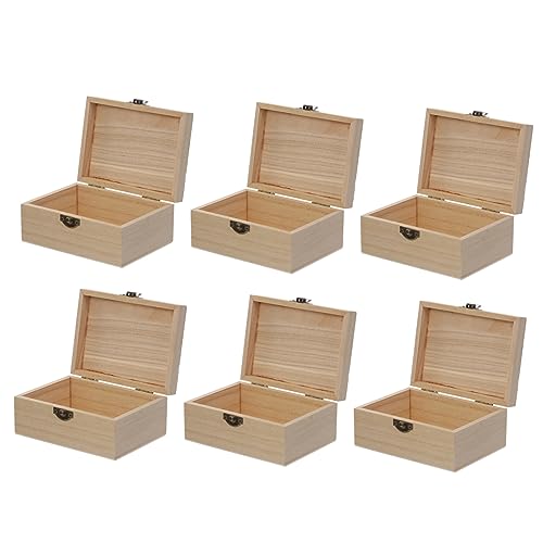 Angoily 6 Teilige Boxen Aus Holz Geschenkbox Verschlossene Organizer Outdoor Organisation Basteln Abschließbare Riegel Unvollendete DIY Holztruhe Aufbewahrungs Organizer Fach Angoily 6 Teilige Boxen Aus Holz Geschenkbox Verschlossene Organizer Outdoor Organisation Basteln Abschließbare Riegel Unvollendete DIY Holztruhe Aufbewahrungs Organizer Fach von Angoily