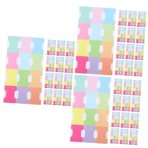Angoily 60 Blatt Beschreibbare Index Tabs Selbstklebende Seitenmarker Bunten Farben für Notizen Bücher und Aktenordner Praktische Haftstreifen für Studium und Büro von Angoily