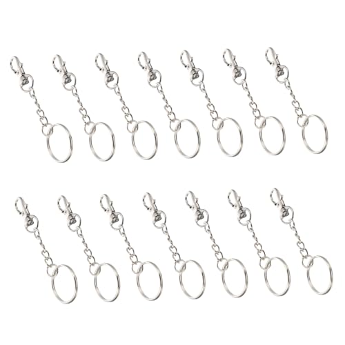 Angoily 60 Sätze Teiliges Lobster Verschluss für DIY Schlüsselanhänger Stabile Schlüsselringe Rostfreie Karabiner mit Automatischem Schließmechanismus Geeignet für Haus Auto und Angoily 60 Sätze Teiliges Lobster Verschluss für DIY Schlüsselanhänger Stabile Schlüsselringe Rostfreie Karabiner mit Automatischem Schließmechanismus Geeignet für Haus Auto und von Angoily