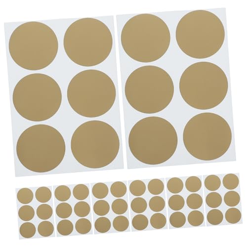 Angoily 60 Stück Kratzfolienbeschichtete Aufkleber Etiketten Kratzetiketten Rund Kratzaufkleber Etiketten Kratzaufkleber Karten Blanke Kratzaufkleber Aufkleber Kratzpapier von Angoily
