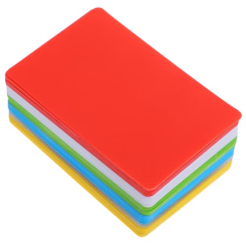 Angoily 60 Stück Leere Karte Danke Visitenkarten Karteikarten Visitenkarten Zum Ausdrucken Visitenkarte Aus Kunststoff Kleine Notizkarten Arbeitsetiketten, Ausweis Namensschild Plastik von Angoily